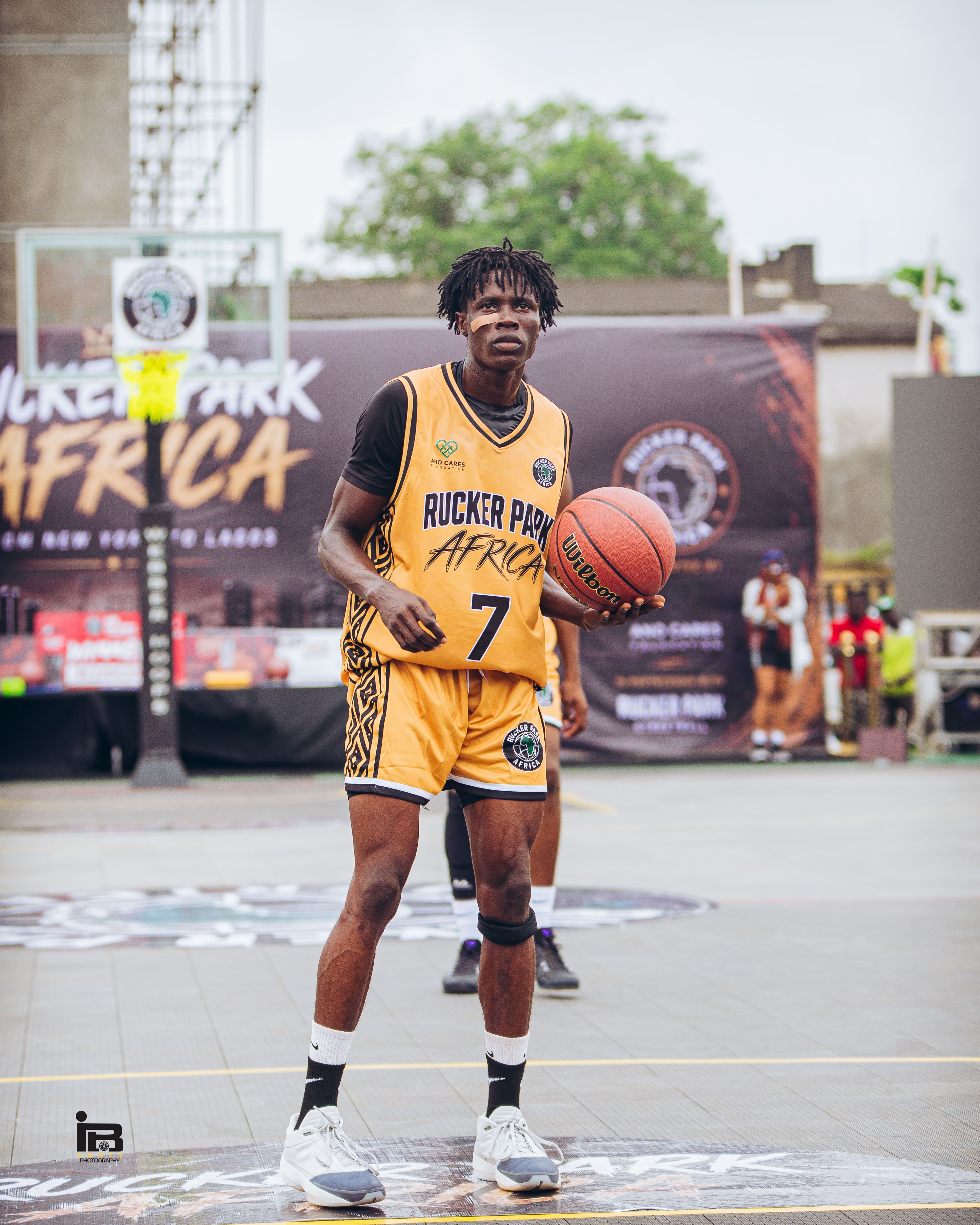 Young athletes developing skills at Rucker Park Africa
